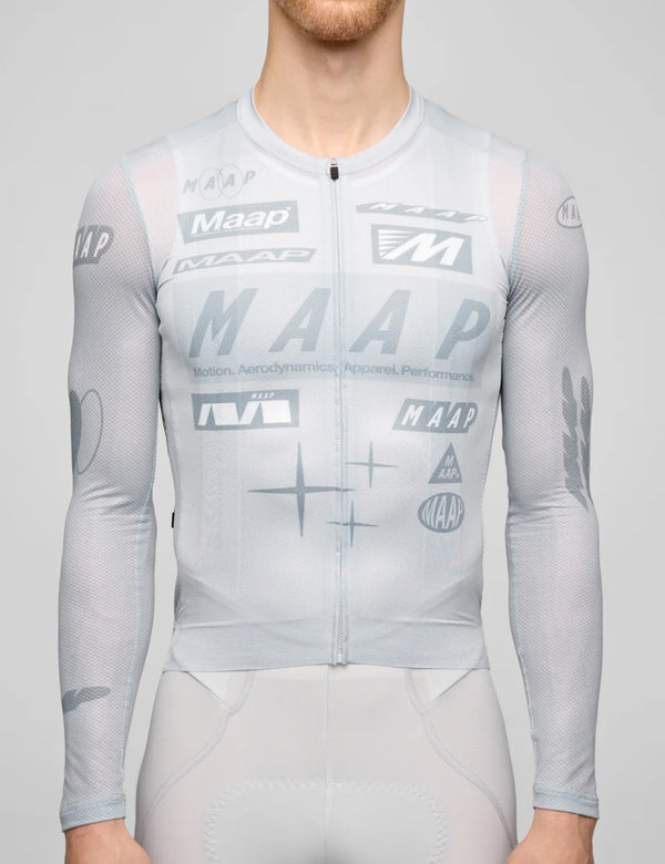 MAAP Drome Pro Air Long Sleeve Jersey 3.0 - Ice Gray