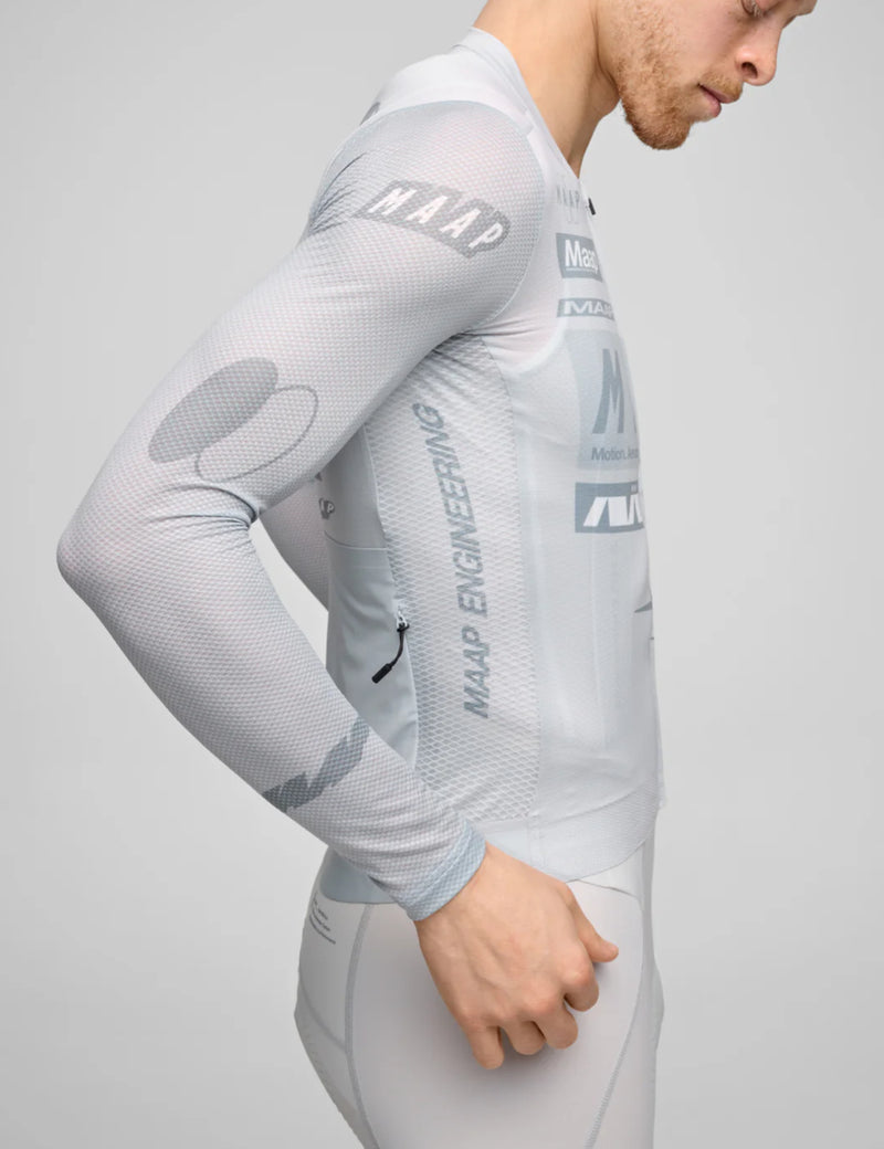 MAAP Drome Pro Air Long Sleeve Jersey 3.0 - Ice Gray