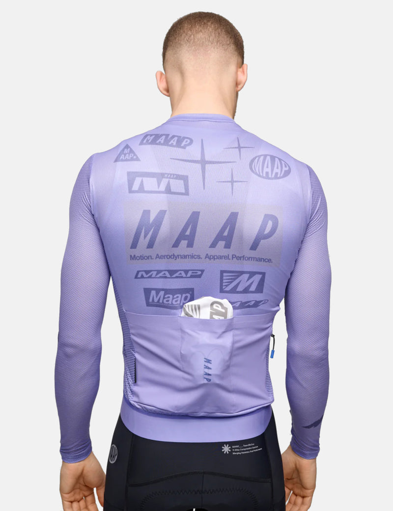 MAAP Drome Pro Air Long Sleeve Jersey 3.0 - Lavender