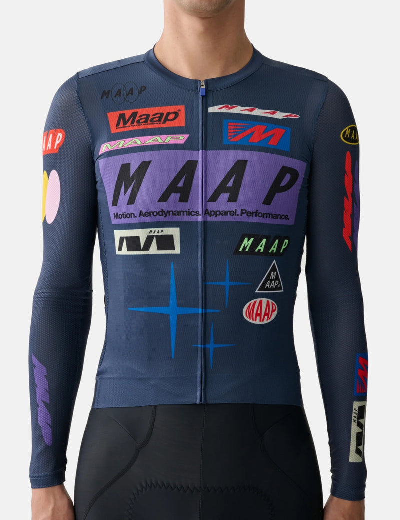 Maap Drome Pro Air Long Sleeve Jersey 3.0  - Midnight Blue