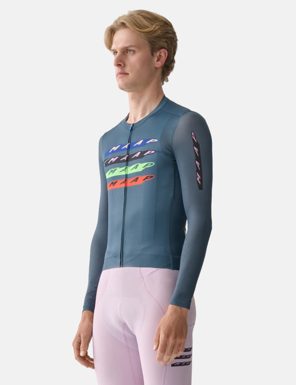 MAAP Evade X Pro Air Long Sleeve Jersey 3.0 - Uniform Blue