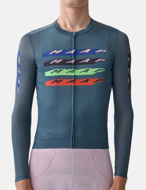 MAAP Evade X Pro Air Long Sleeve Jersey 3.0 - Uniform Blue
