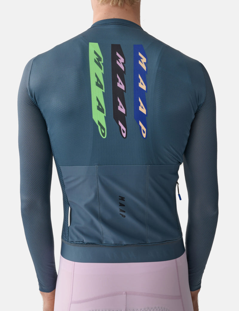 MAAP Evade X Pro Air Long Sleeve Jersey 3.0 - Uniform Blue