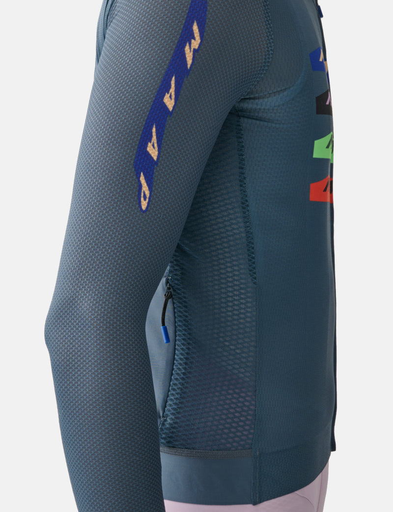 MAAP Evade X Pro Air Long Sleeve Jersey 3.0 - Uniform Blue