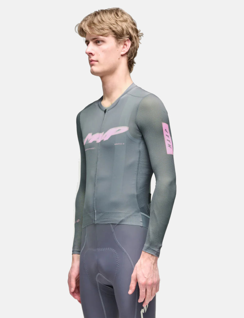 MAAP Evade Blaze Pro Air Long Sleeve Jersey 3.0 - Gargoyle Grey