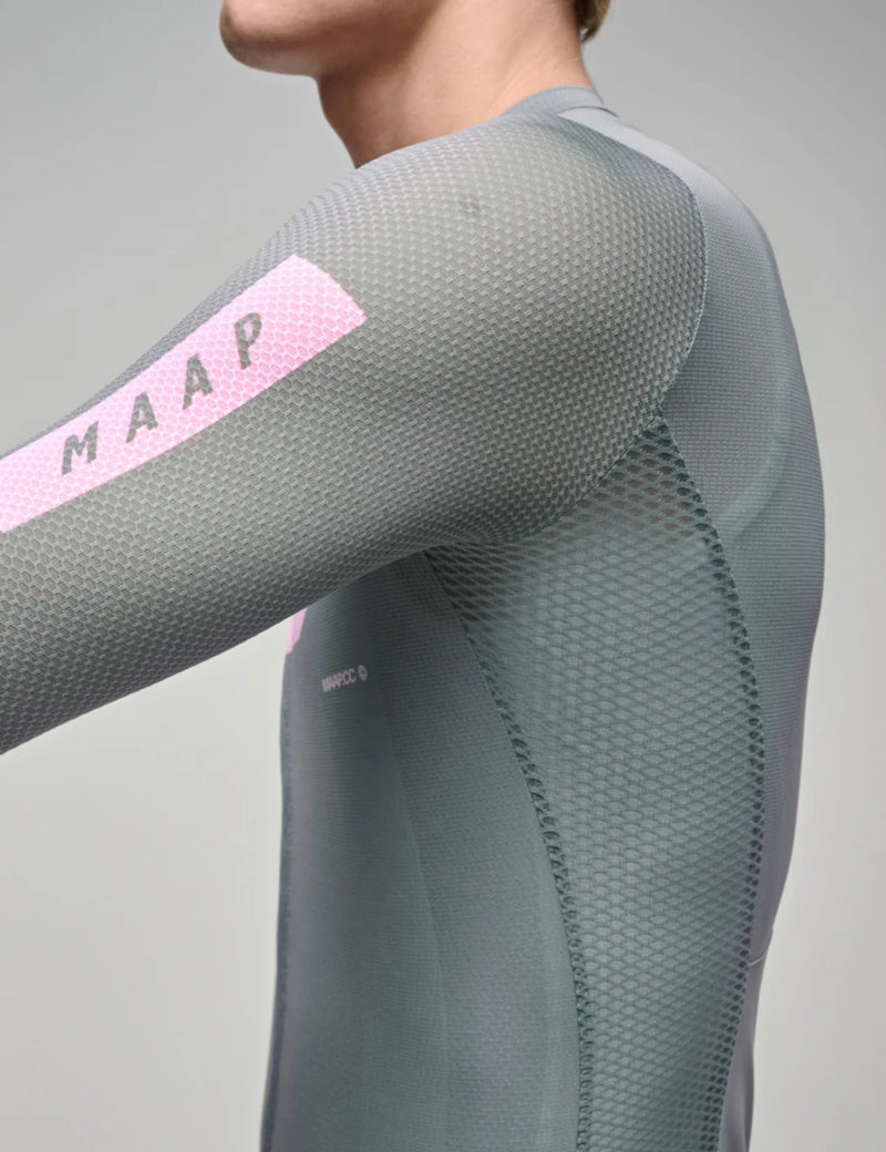 MAAP Evade Blaze Pro Air Long Sleeve Jersey 3.0 - Gargoyle Grey