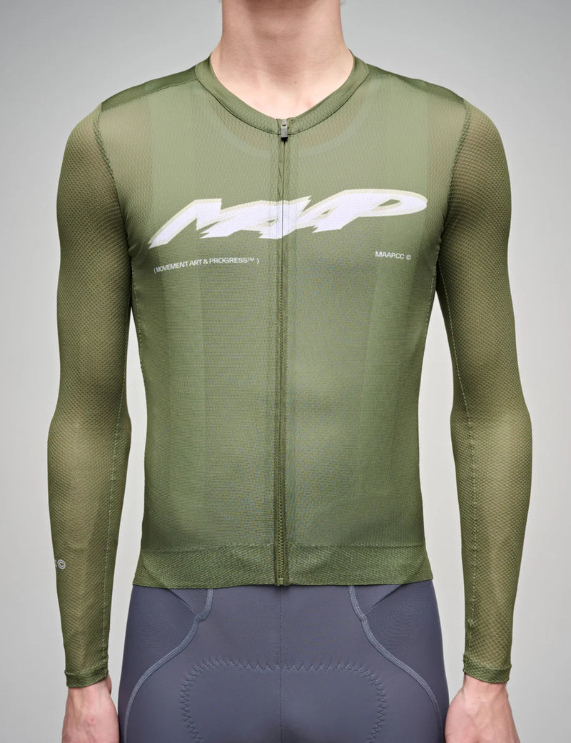 MAAP Evade Blaze Pro Air Long Sleeve Jersey 3.0 - Jungle Green