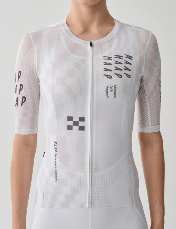 MAAP Womens Privateer F.O Pro Air Jersey 3.0 - White