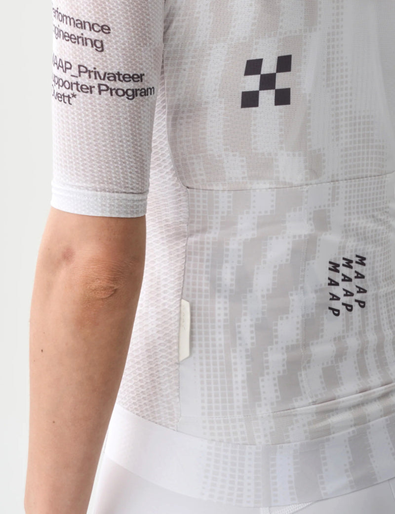MAAP Womens Privateer F.O Pro Air Jersey 3.0 - White