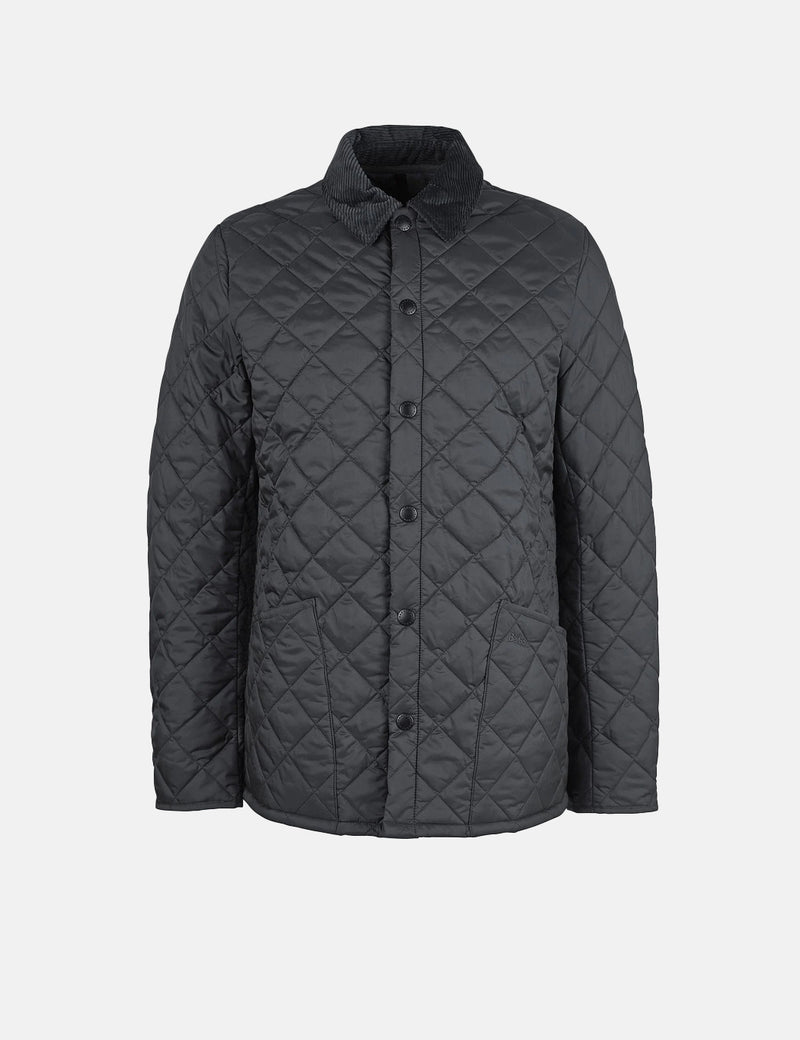 Barbour Heritage Liddesdale Quilted Jacket - Charcoal Grey