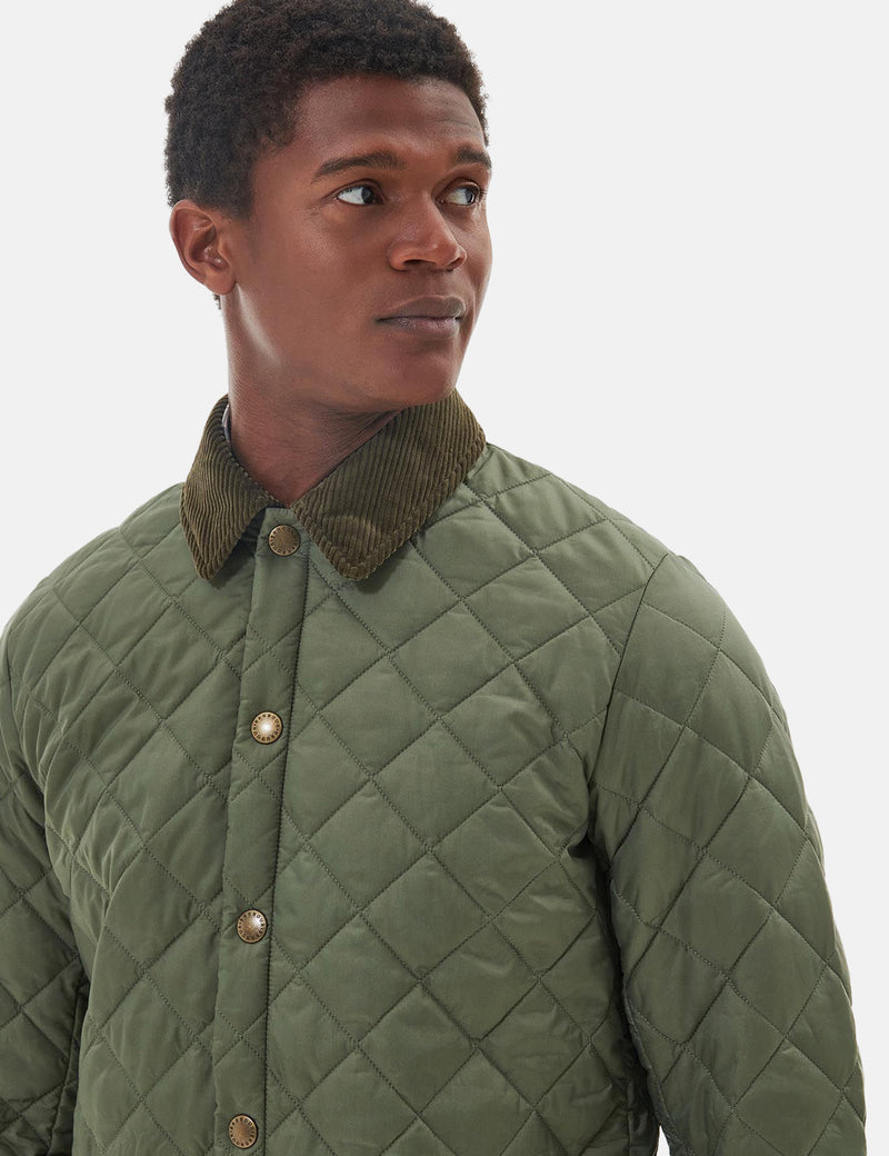 Barbour Heritage Liddesdale Quilted Jacket - Light Moss Green