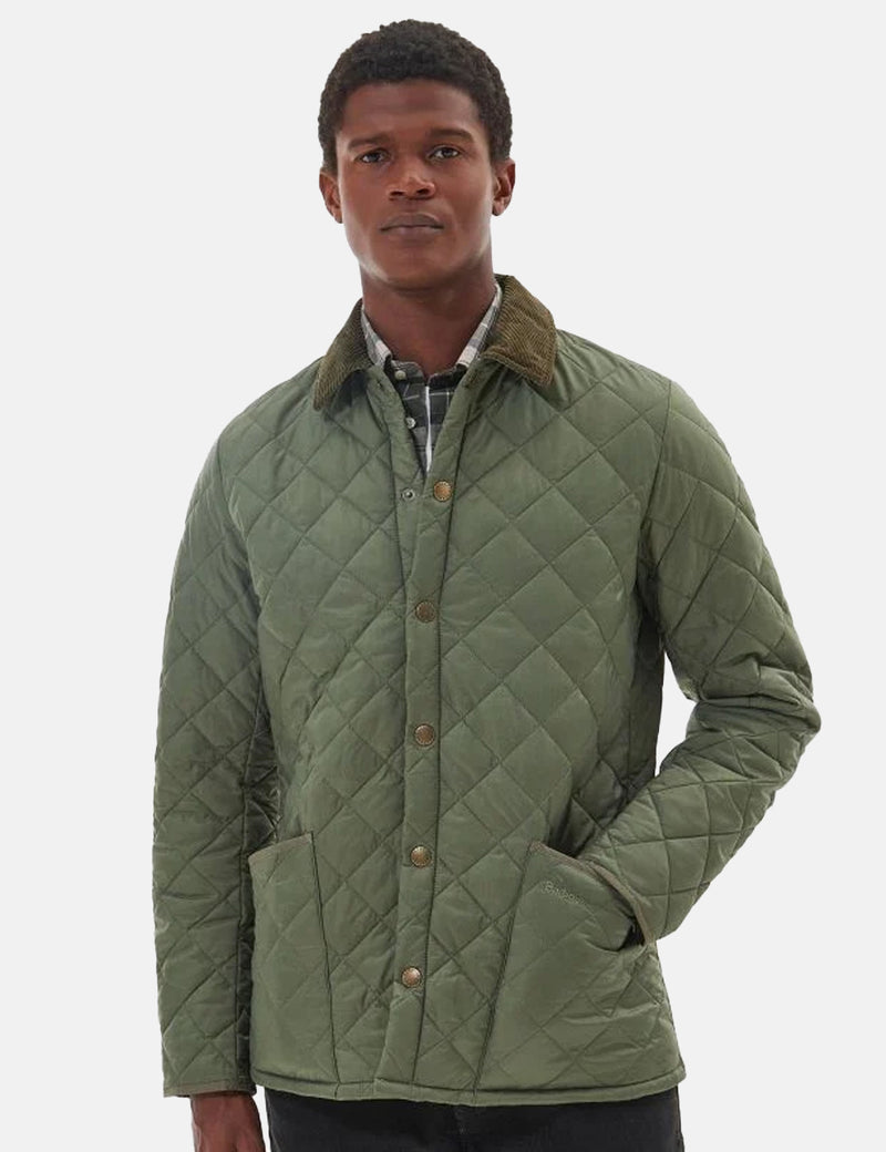 Barbour Heritage Liddesdale Quilted Jacket - Light Moss Green