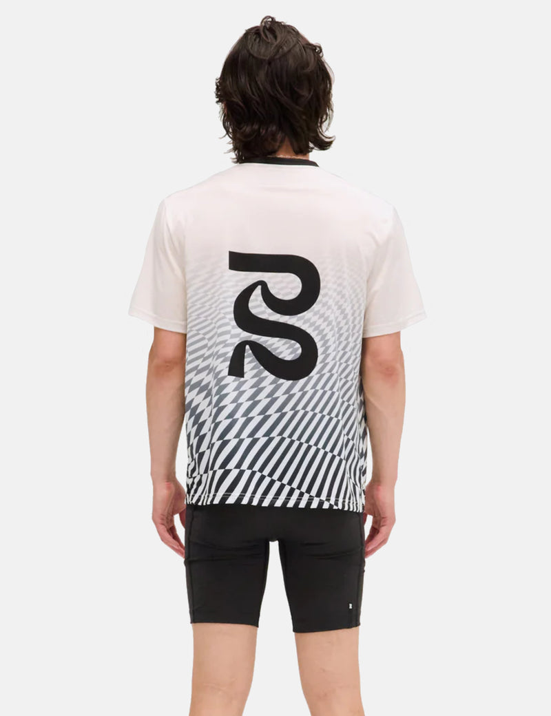 Bandit Drift Mosaic Performance T-Shirt - Chalk