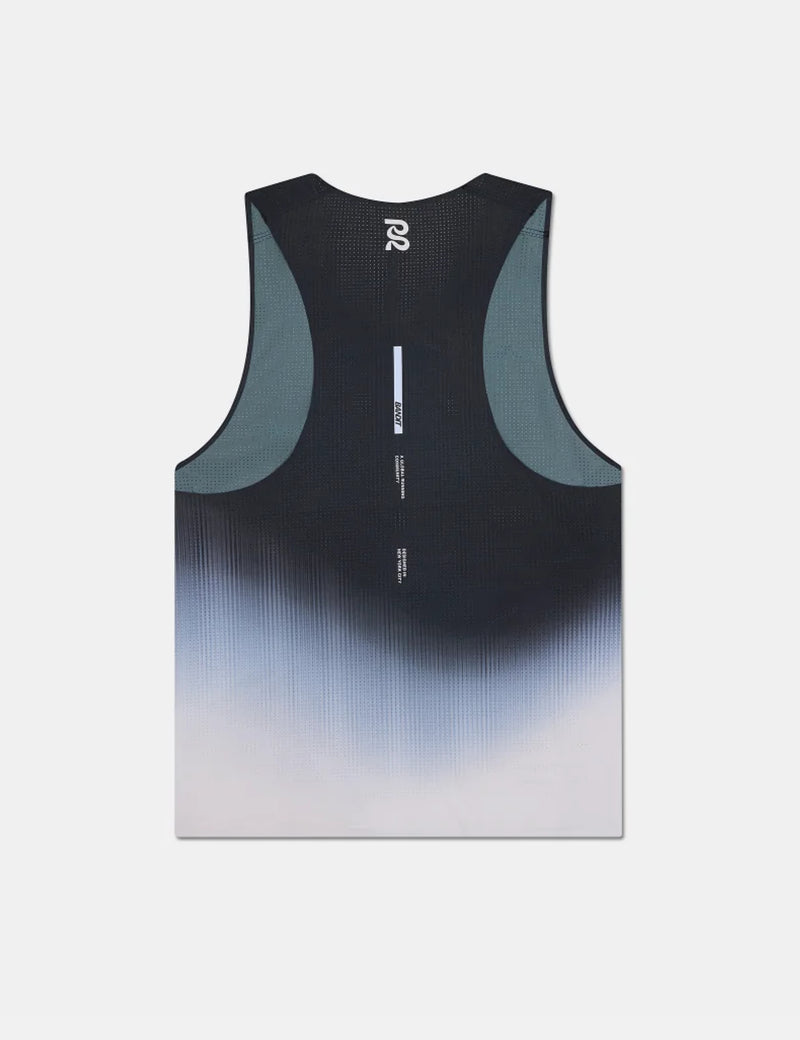 Bandit Vento Performance Singlet - Black w/ Chalk Gradient