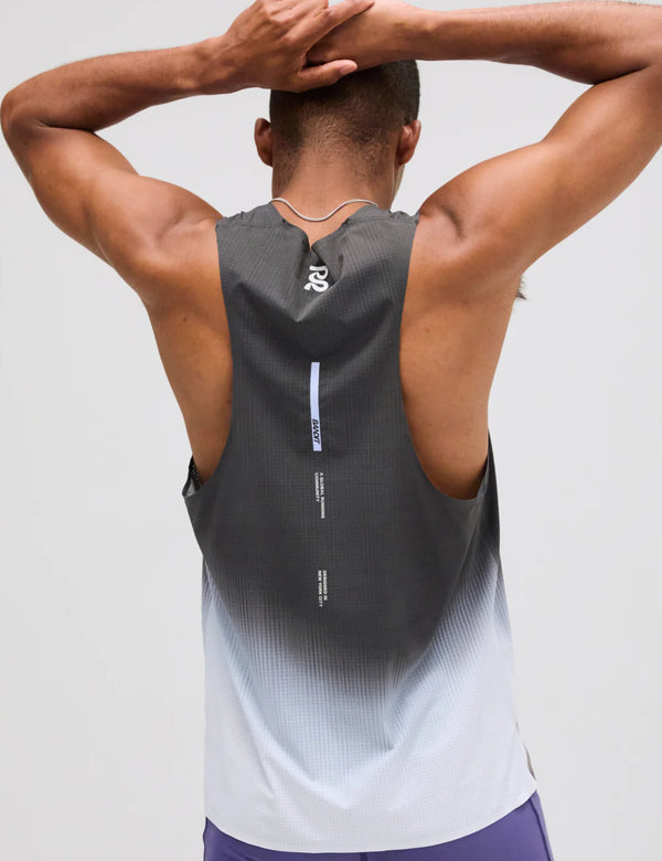 Bandit Vento Performance Singlet - Black w/ Chalk Gradient