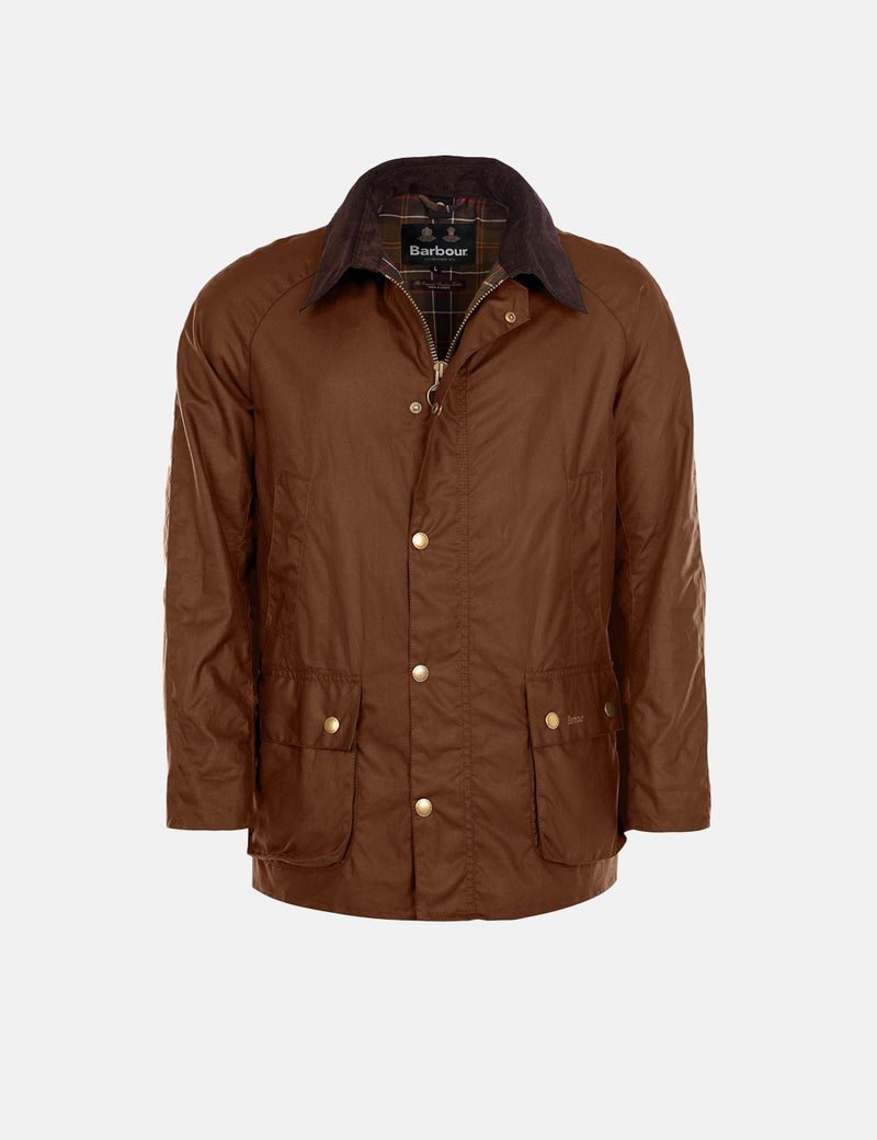 Barbour Ashby Wax Jacket - Bark Brown