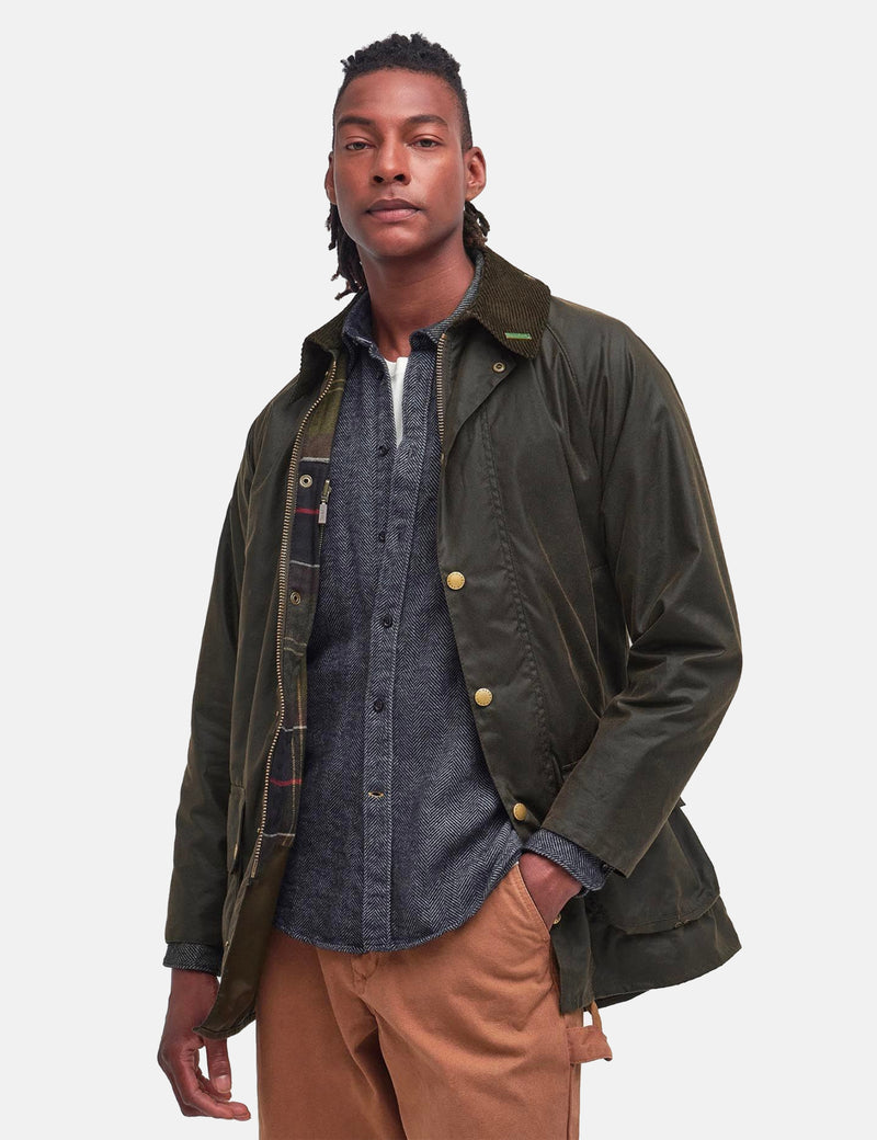 Barbour 40th Anniversary Beaufort Wax Jacket - Olive Green