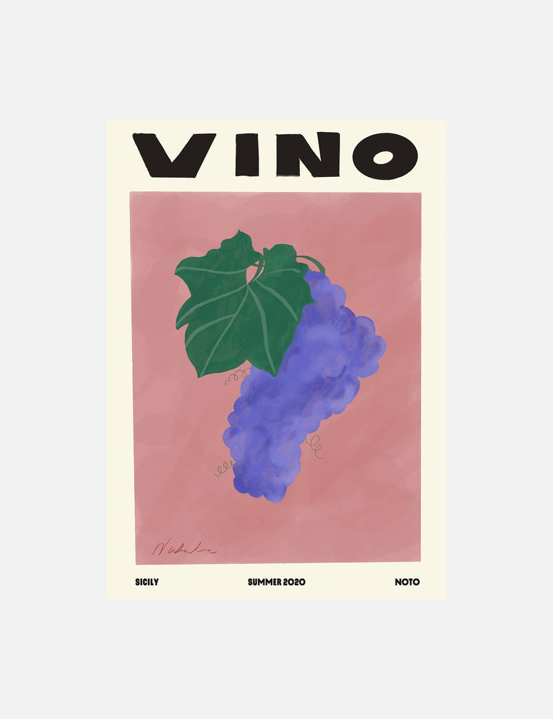 Natalia Bagniewska A3 Print - Vino