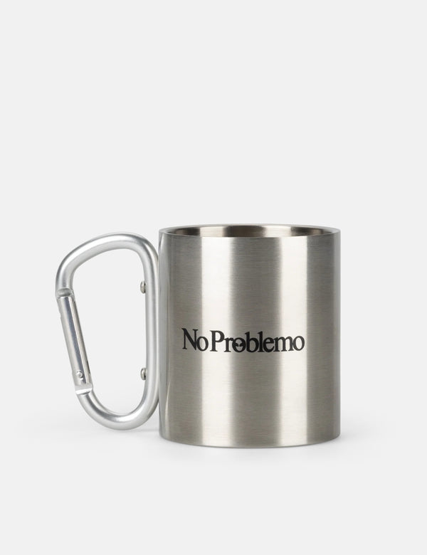 No Problemo Carabiner Mug - Silver
