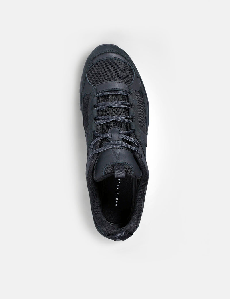 Norse Projects ARKTISK Mesh Runner Trainers - Black