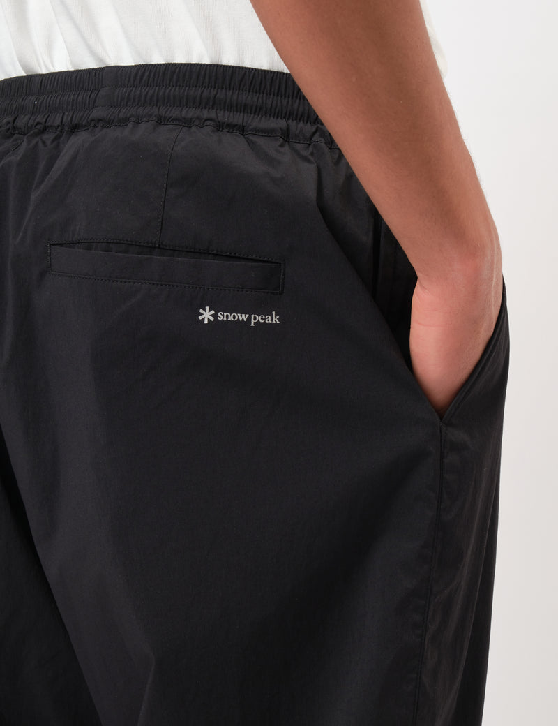 Snow Peak NSD Easy Wide Pants - Black