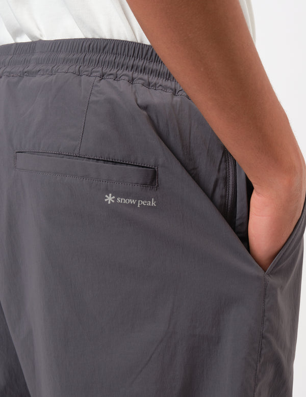 Snow Peak NSD Easy Wide Pants - Charcoal Grey