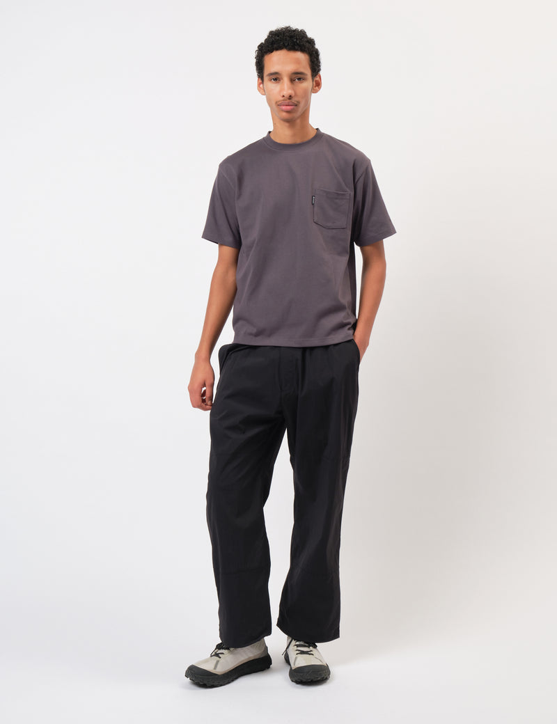 Snow Peak NSD Pocket T-Shirt - Charcoal Grey