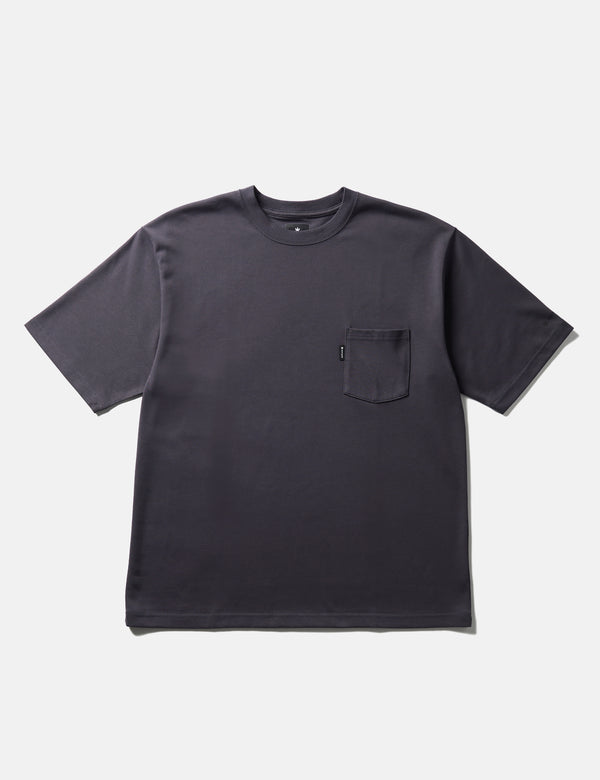 Snow Peak NSD Pocket T-Shirt - Charcoal Grey