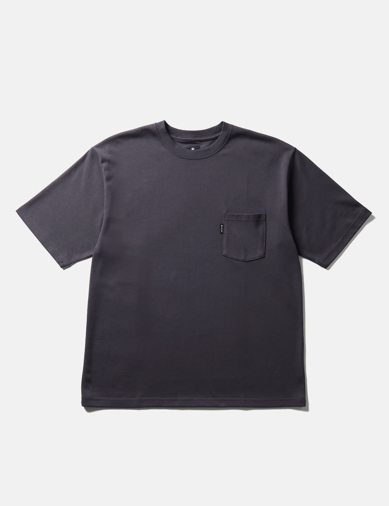 Snow Peak NSD Pocket T-Shirt - Charcoal Grey