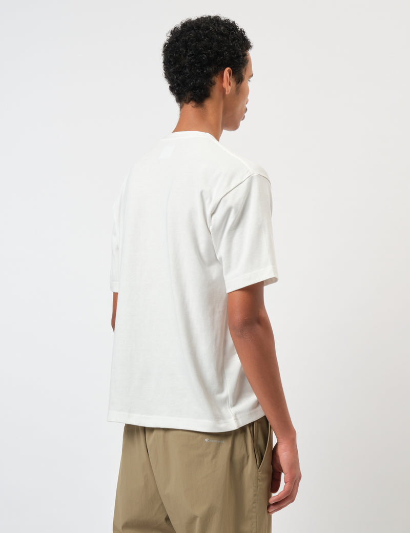 Snow Peak NSD Pocket T-Shirt - Off White