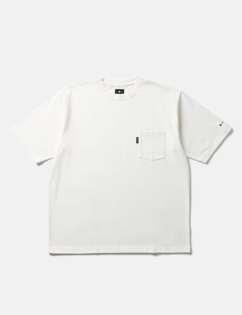 Snow Peak NSD Pocket T-Shirt - Off White
