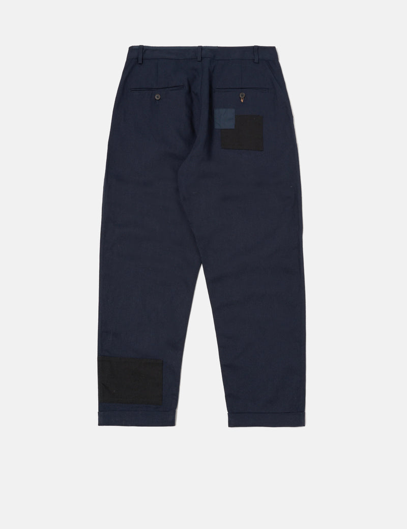 Universal Works Patched Super Chino (Twill Mix) - Navy Blue