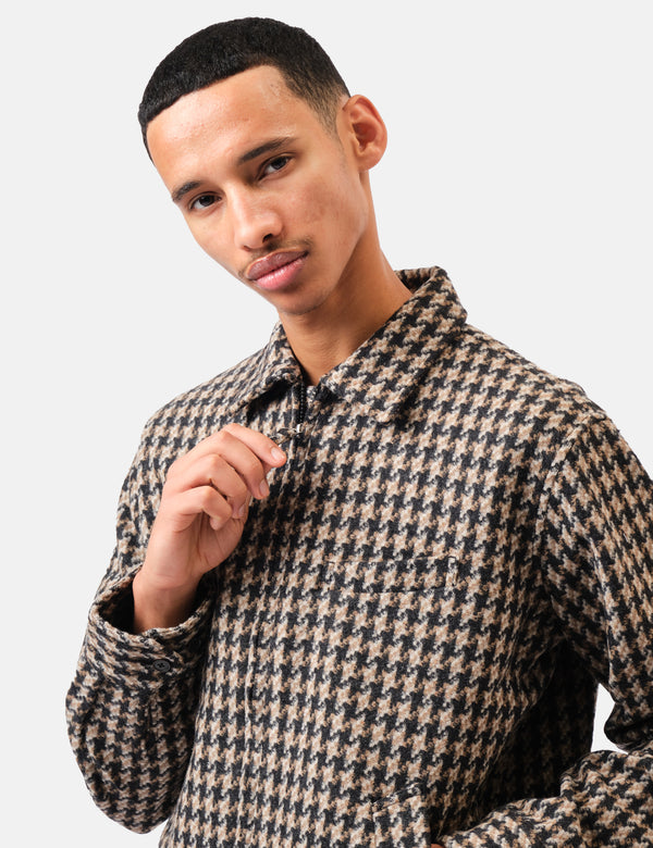 Universal Works Windcheater Jacket (Cortina Tweed) - Sand