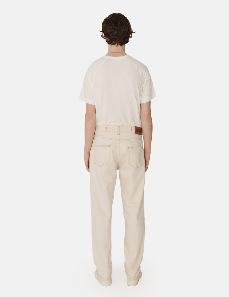 YMC Earth Tearaway Jeans (Organic) - Ecru