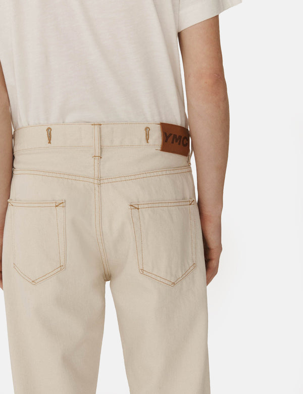 YMC Earth Tearaway Jeans (Organic) - Ecru