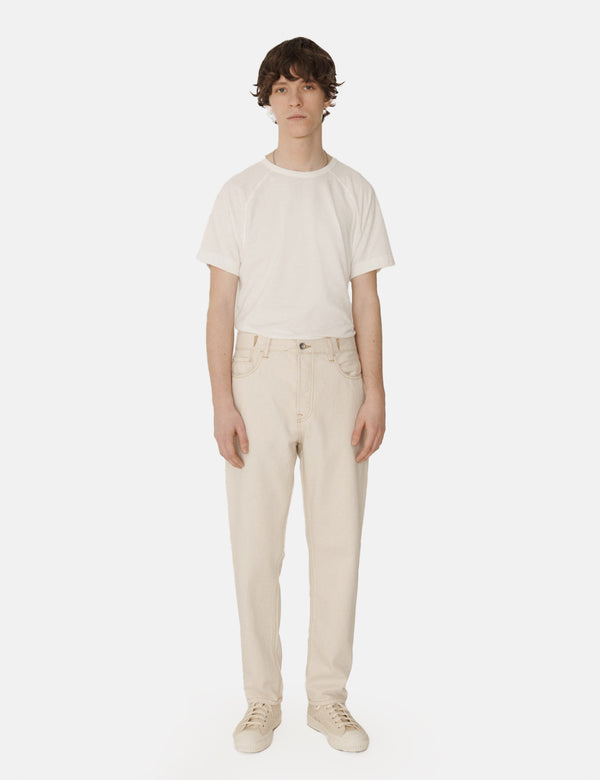 YMC Earth Tearaway Jeans (Organic) - Ecru