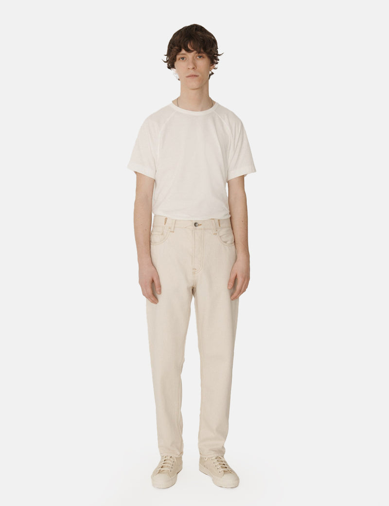 YMC Earth Tearaway Jeans (Organic) - Ecru