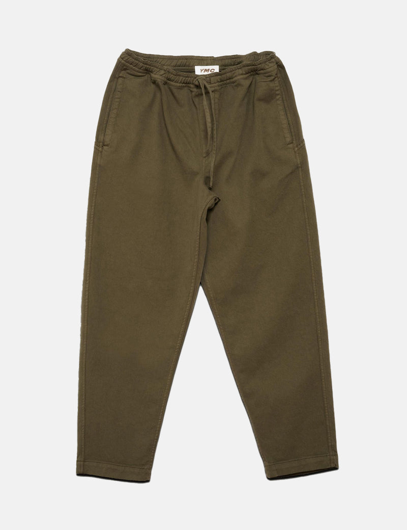 YMC Earth Alva Skate Trousers (Organic) - Olive Green