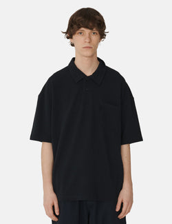 YMC Earth Polo T-Shirt (Organic) - Navy Blue
