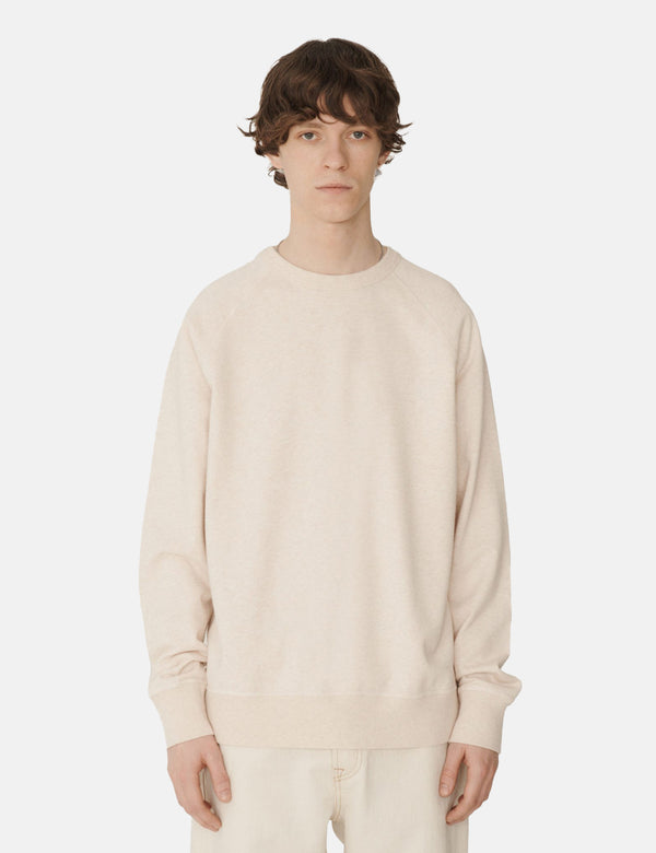 YMC Earth Schrank Sweatshirt (Organic) - Ecru Marl