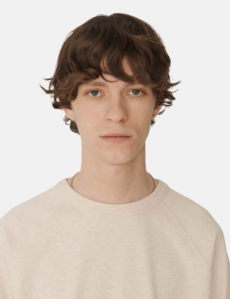 YMC Earth Schrank Sweatshirt (Organic) - Ecru Marl
