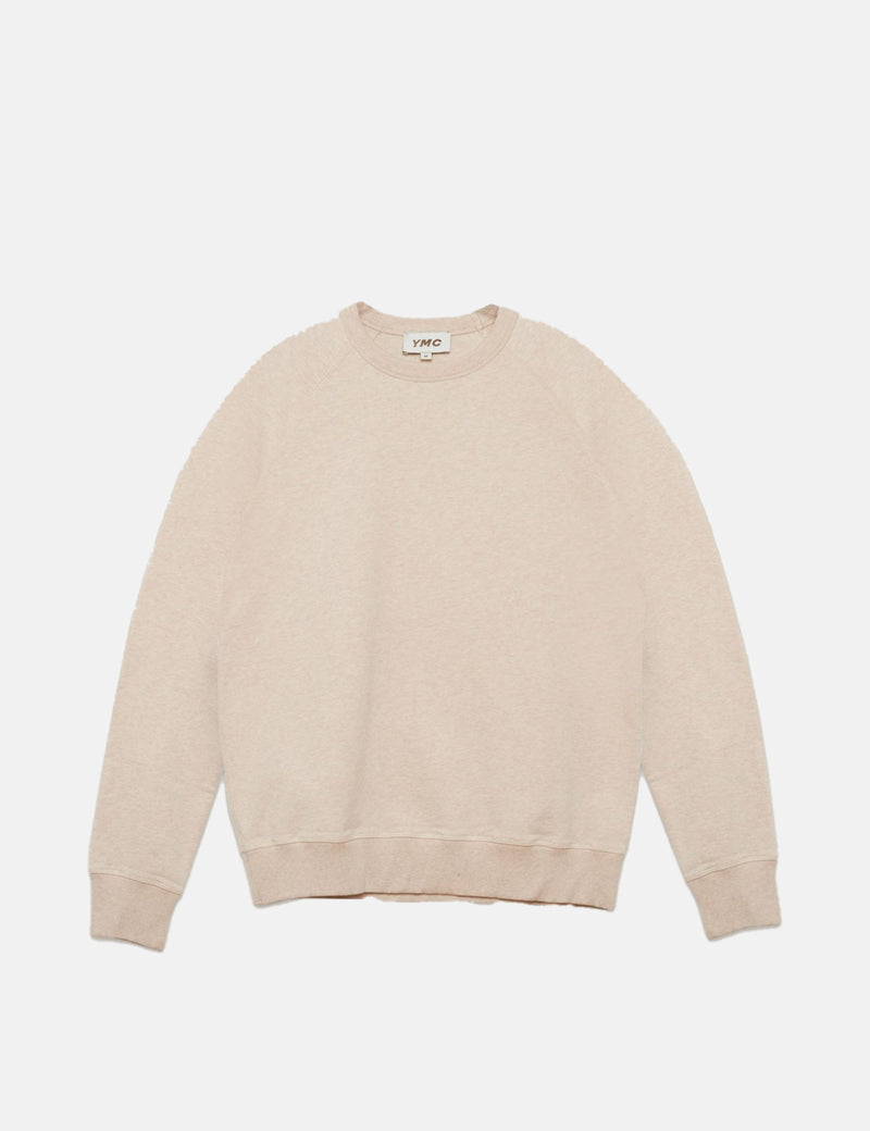 YMC Earth Schrank Sweatshirt (Organic) - Ecru Marl