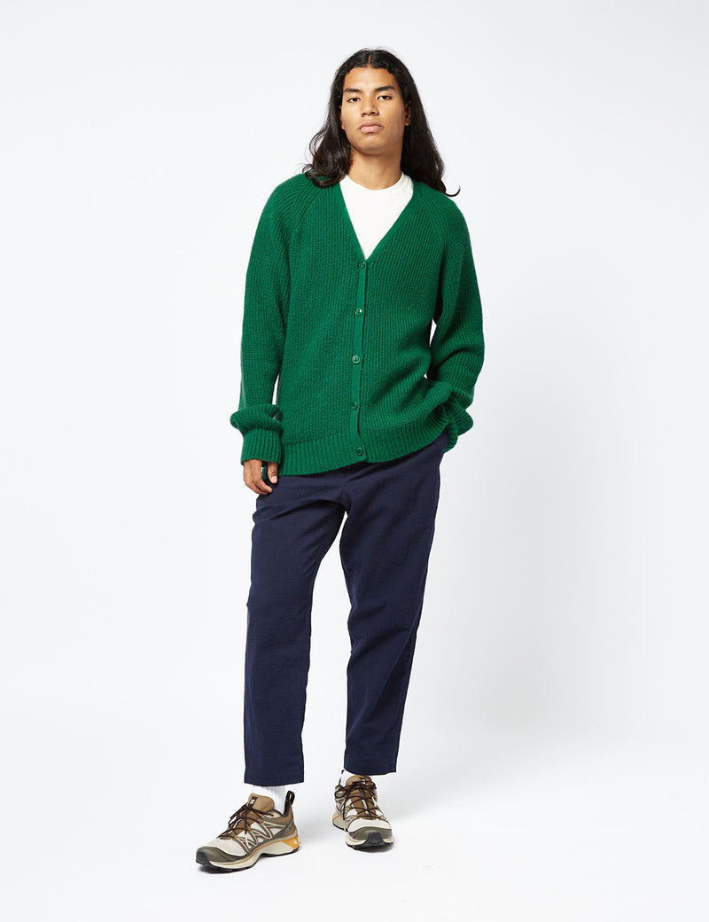 YMC Kurt Cardigan (Mohair) - Green