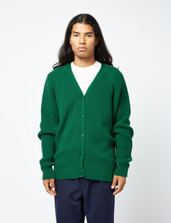 YMC Kurt Cardigan (Mohair) - Vert