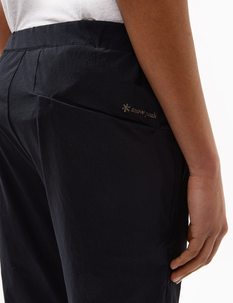 Snow Peak Active Comfort Slim Fit Pants - Black