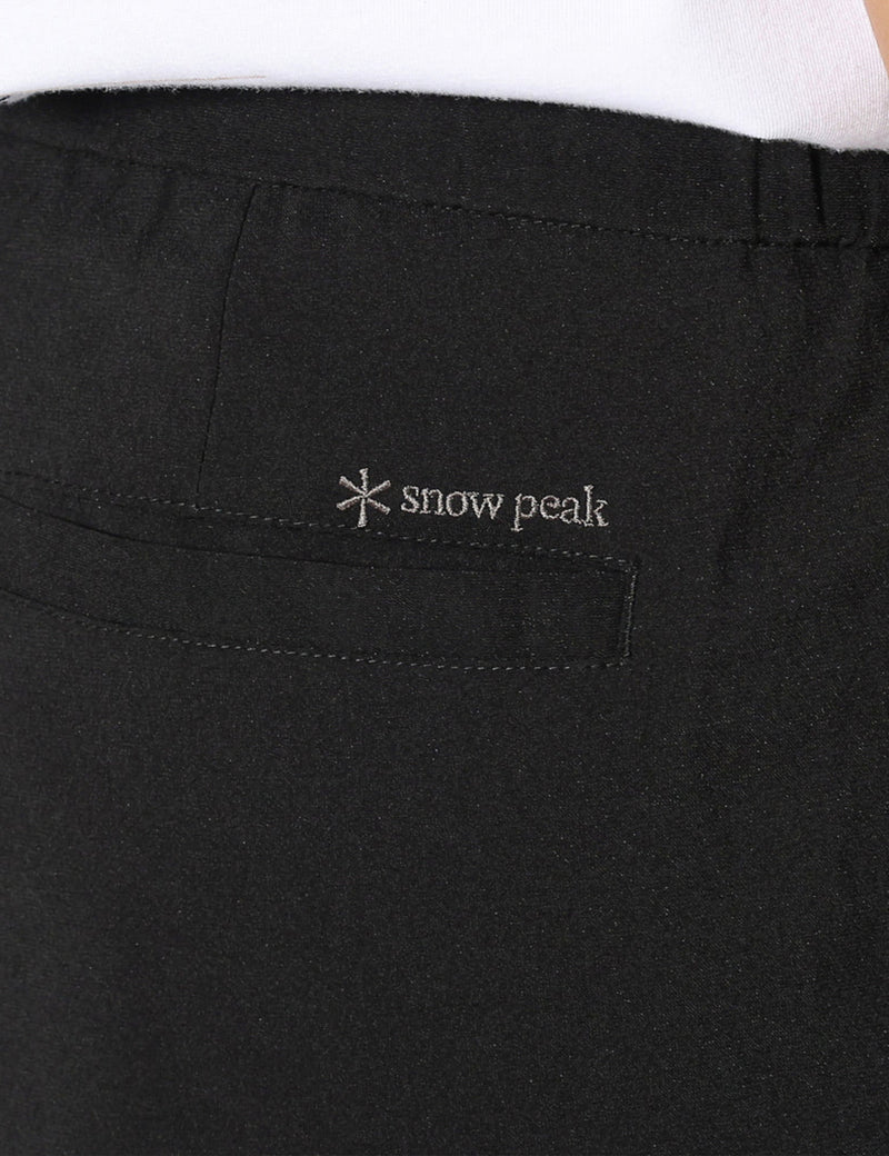 Snow Peak Light Poplin Pants - Black