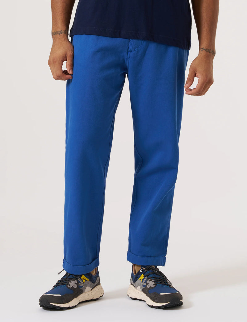 #未使用Spodc #ENGLAND #BONECHINA#Y2962 Universal Works x Paraboot Super Chino (Derek Twill) - Blue | Article.