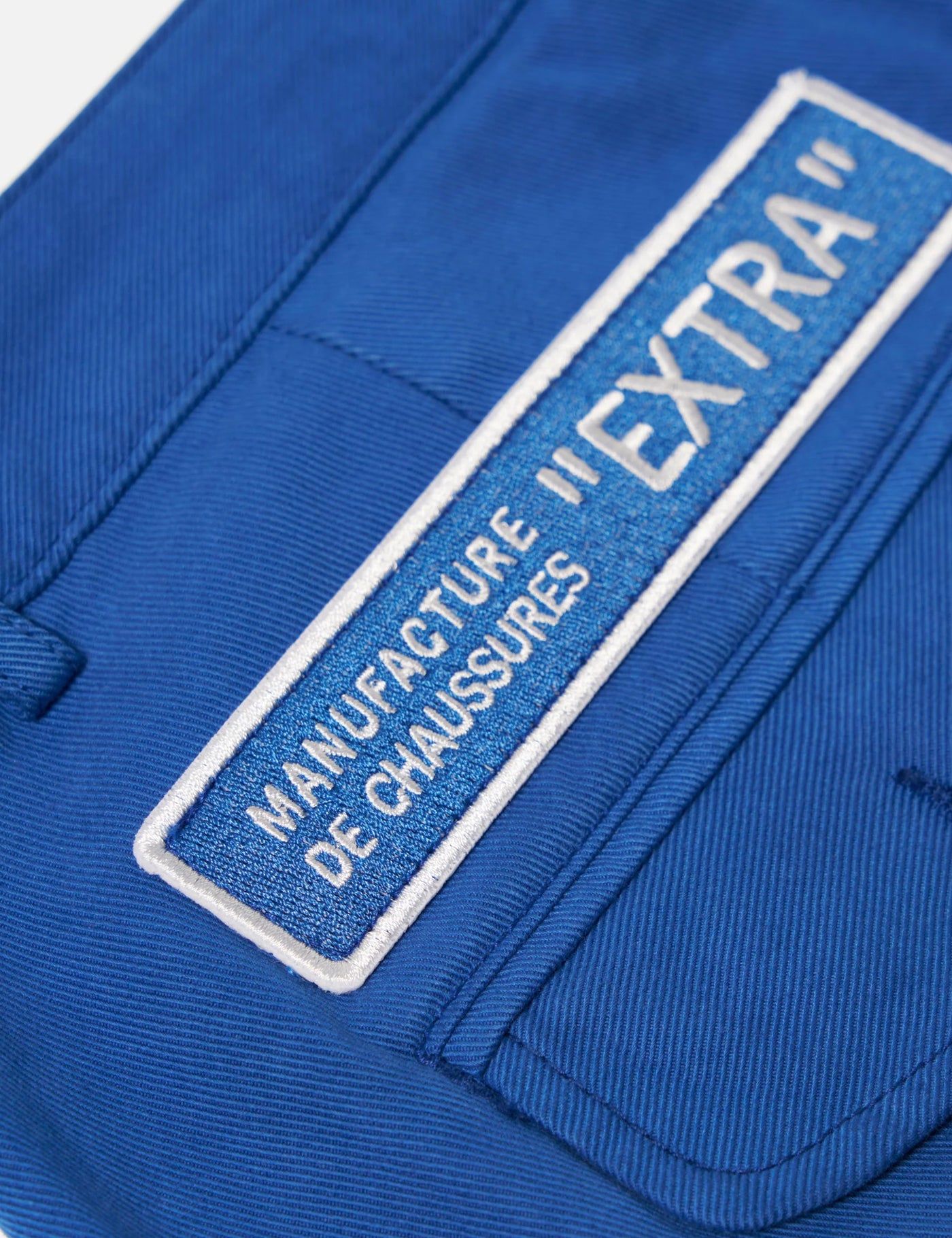 Universal Works x Paraboot Super Chino (Derek Twill) - Blue | Article.