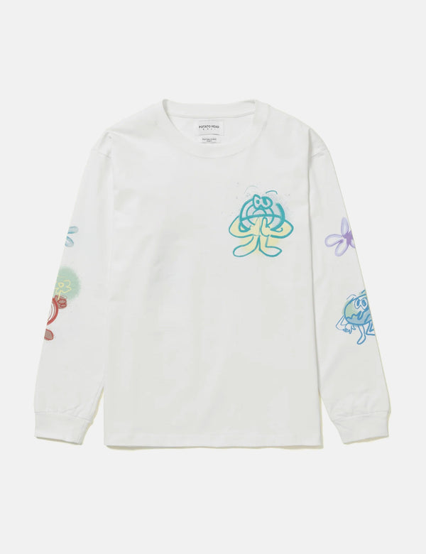 Potato Head Eco Friends-Bli Made Long Sleeve T-Shirt - Off White
