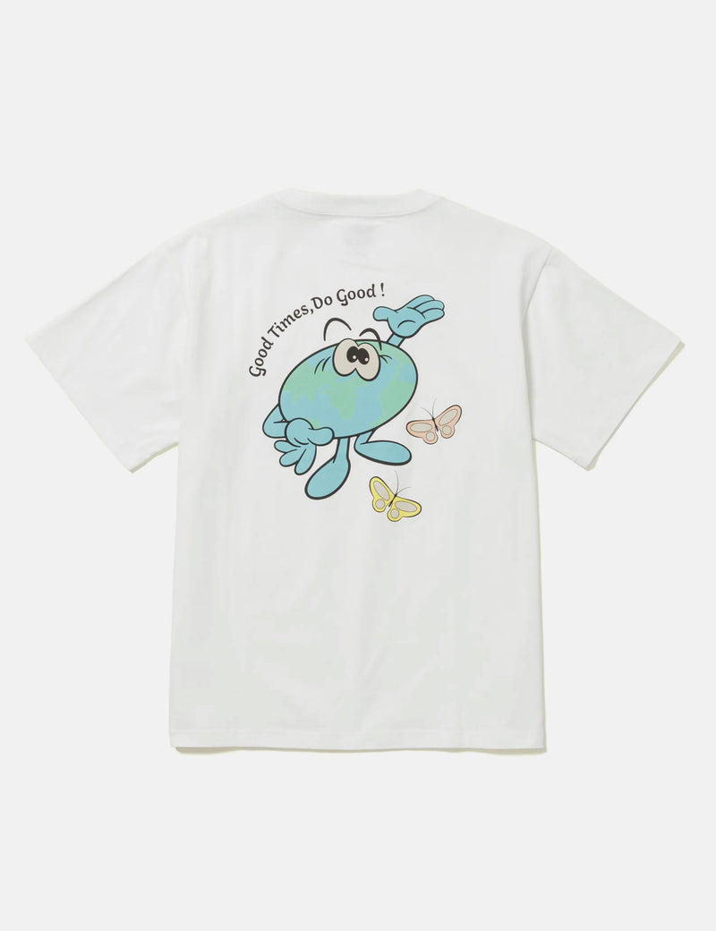 Potato Head Eco Friends-Bli Made T-Shirt - Off White